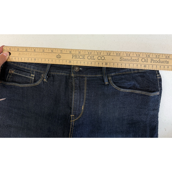 Levi's Denizen Jeans Women’s 12 Blue Modern Skinny Dark Wash Mid Rise - Picture 8 of 11